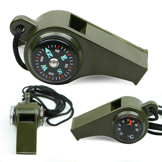 CS 3 in 1 Emergency Survival Whistle Compass