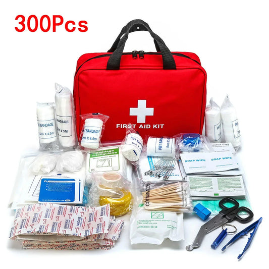 CS Portable 16-300Pcs Emergency Survival Set First Aid Kit